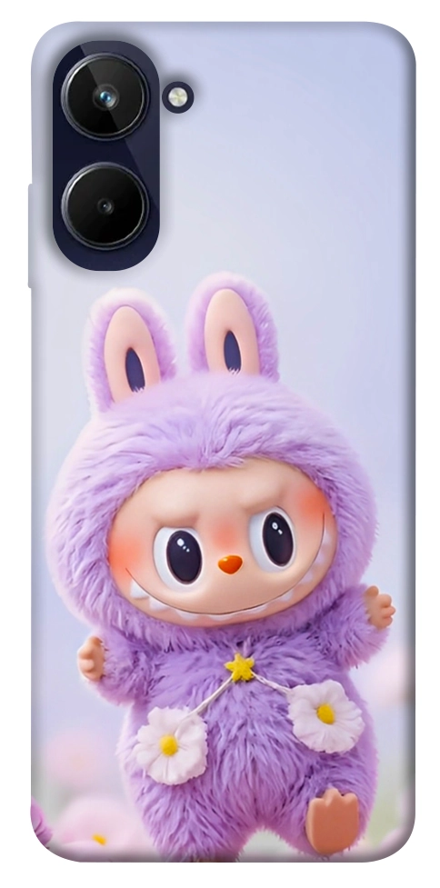 Чехол Labubu purple для Realme 10 4G
