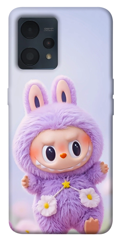 Чохол Labubu purple для Realme 9 Pro+