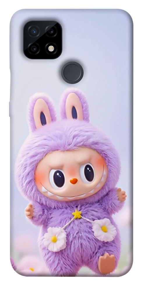 Чехол Labubu purple для Realme C21