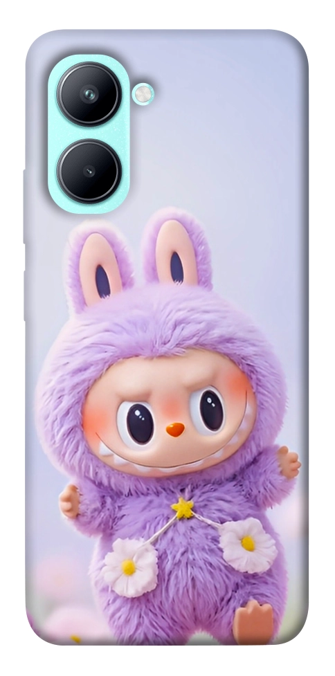 Чехол Labubu purple для Realme C33