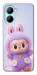 Чехол Labubu purple для Realme C33