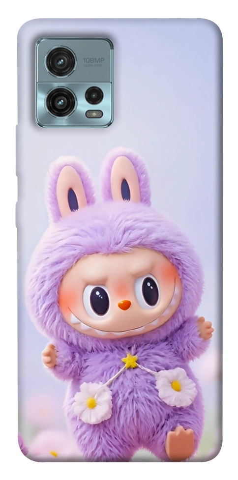 Чехол Labubu purple для Motorola Moto G72