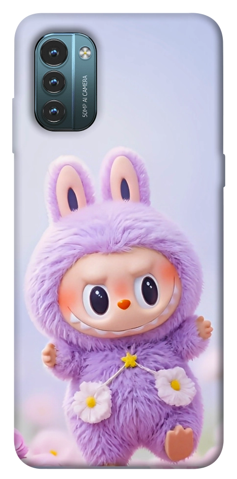 Чохол Labubu purple для Nokia G21