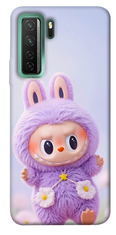 Чехол Labubu purple для Huawei nova 7 SE
