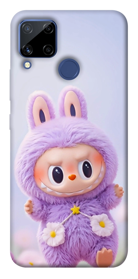 Чехол Labubu purple для Realme C15