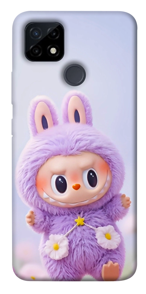 Чехол Labubu purple для Realme C12