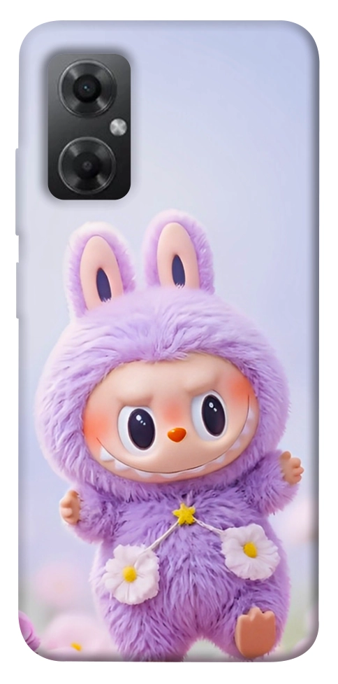 Чехол Labubu purple для Xiaomi Redmi Note 11R