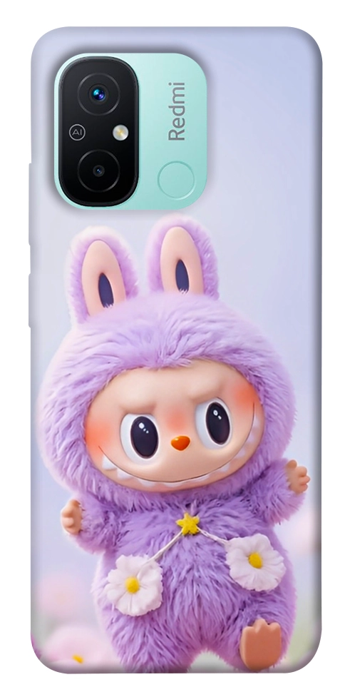 Чехол Labubu purple для Xiaomi Redmi 12C