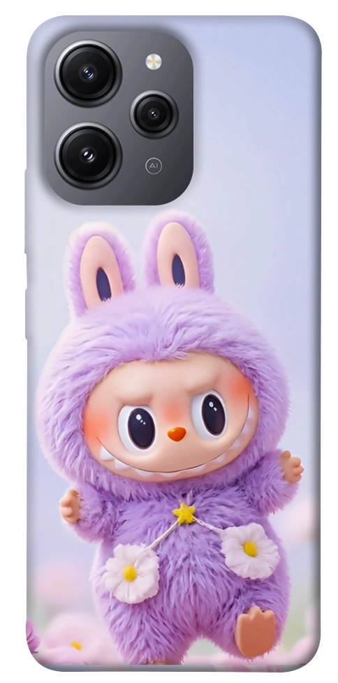 Чохол Labubu purple для Xiaomi Redmi 12