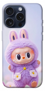 Чехол Labubu purple для iPhone 15 Pro