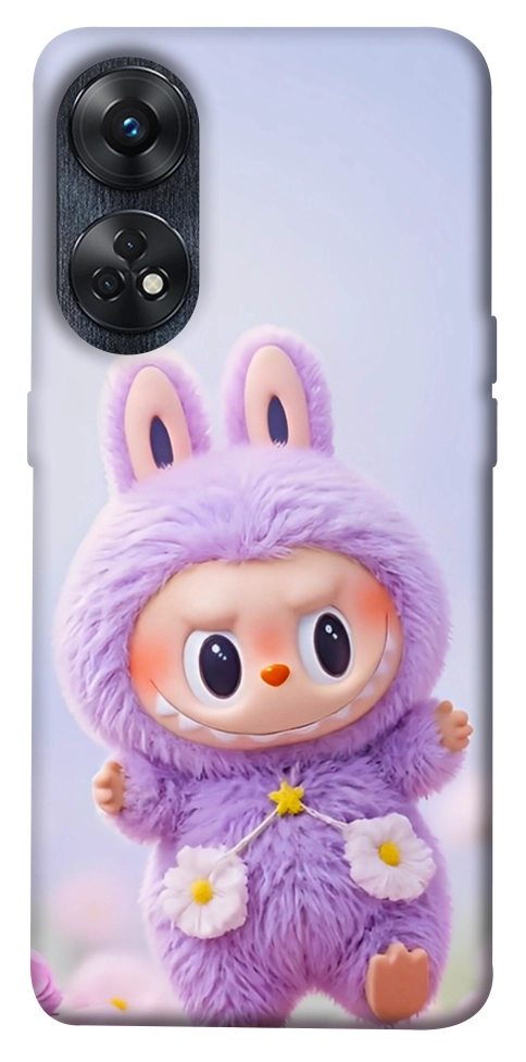 Чехол Labubu purple для Oppo Reno 8 T 4G