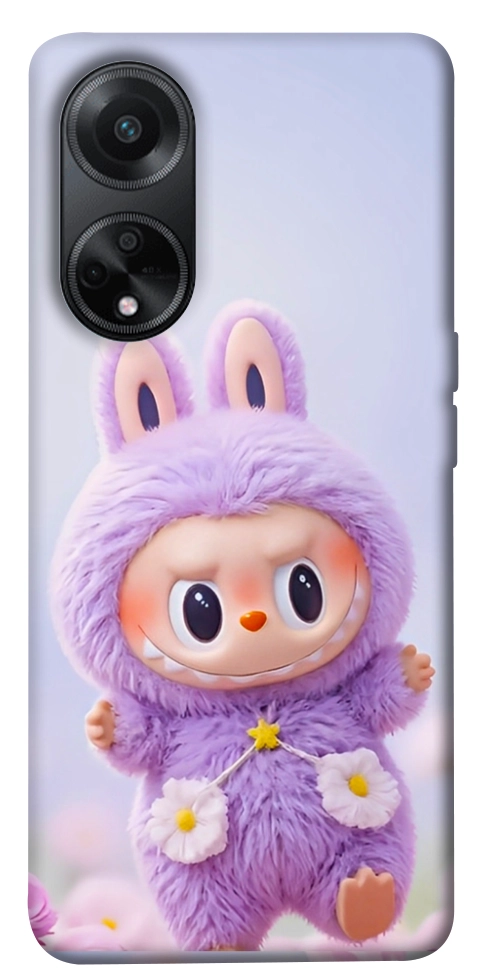 Чохол Labubu purple для Oppo A58 4G