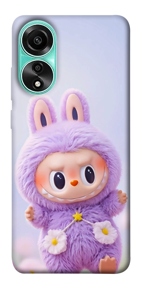 Чохол Labubu purple для Oppo A78 4G
