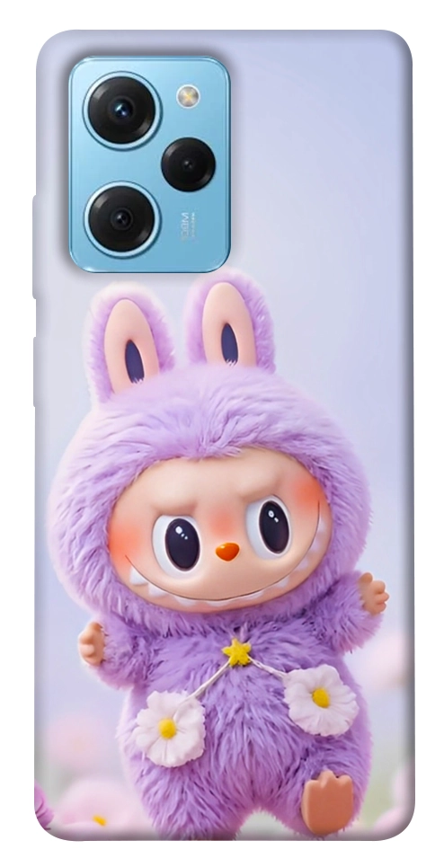 Чехол Labubu purple для Xiaomi Poco X5 Pro 5G