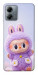 Чохол Labubu purple для Motorola Moto G14