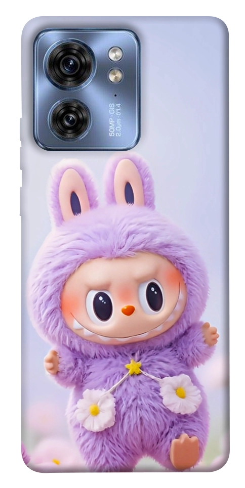 Чохол Labubu purple для Motorola Edge 40