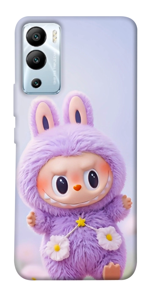 Чехол Labubu purple для Infinix Hot 12i