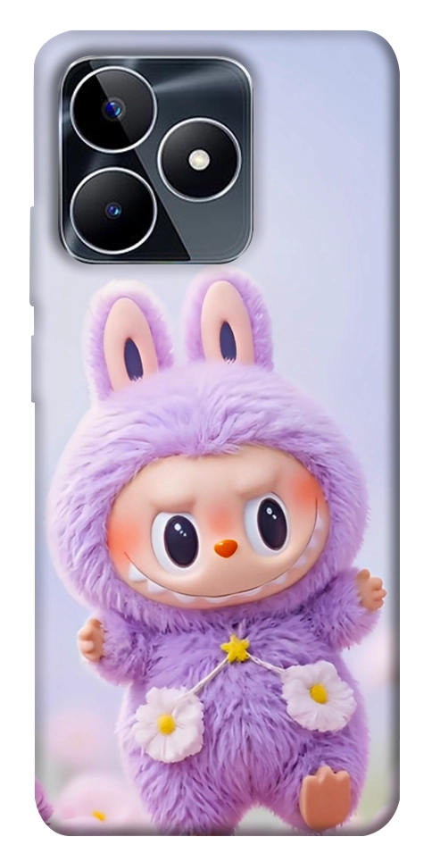 Чехол Labubu purple для Realme C53
