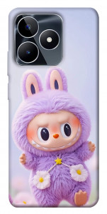 Чехол Labubu purple для Realme C53
