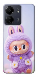 Чохол Labubu purple для Xiaomi Redmi 13C