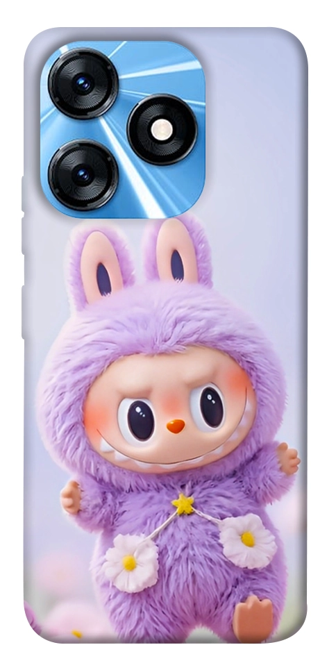 Чехол Labubu purple для TECNO Spark 10