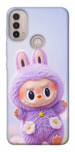 Чехол Labubu purple для Motorola Moto E30