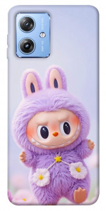 Чехол Labubu purple для Motorola Moto G84