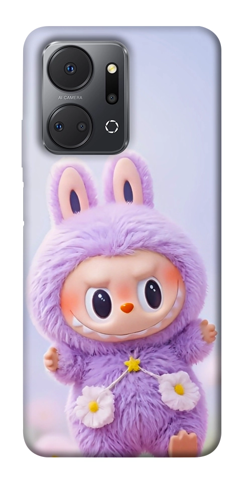 Чехол Labubu purple для Huawei Honor X7a
