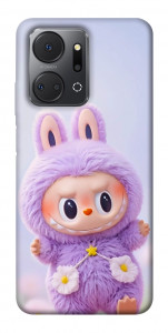 Чехол Labubu purple для Huawei Honor X7a