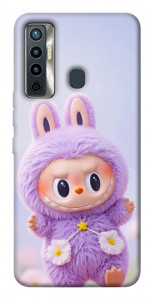 Чохол Labubu purple для TECNO Camon 17