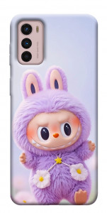 Чехол Labubu purple для Motorola Moto G42