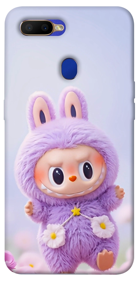 Чехол Labubu purple для Oppo A7