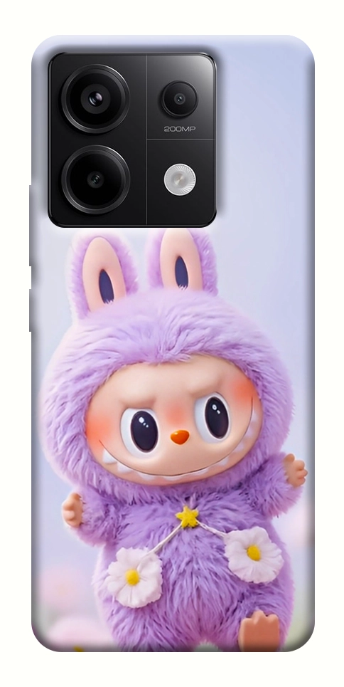 Чехол Labubu purple для Xiaomi Redmi Note 13 Pro 4G
