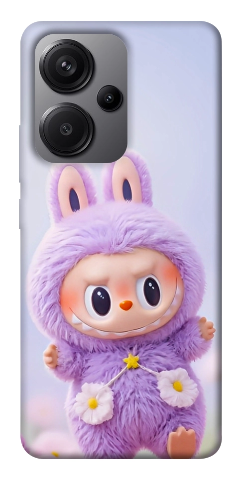 Чохол Labubu purple для Xiaomi Redmi Note 13 Pro+