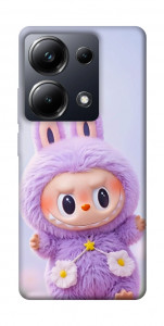 Чохол Labubu purple для Xiaomi Poco M6 Pro 4G