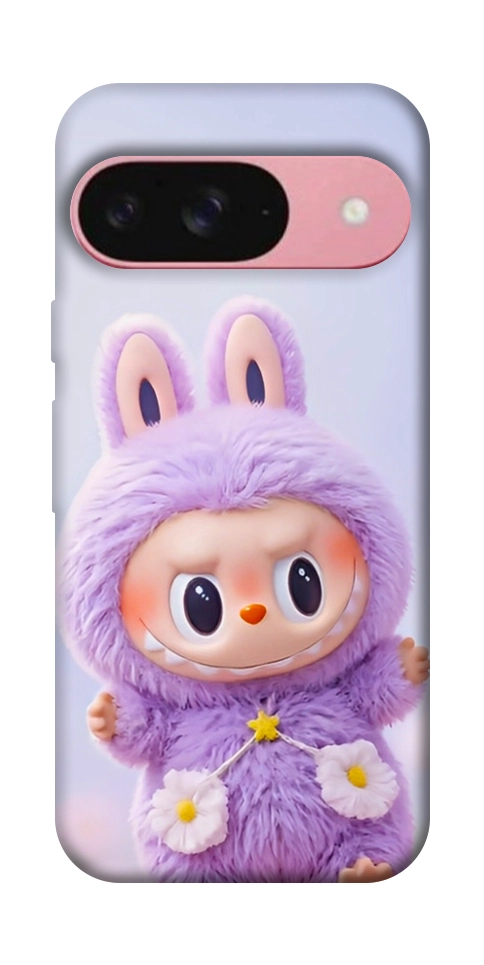 Чехол Labubu purple для Google Pixel 9