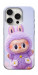 Чехол Labubu purple для iPhone 16 Pro