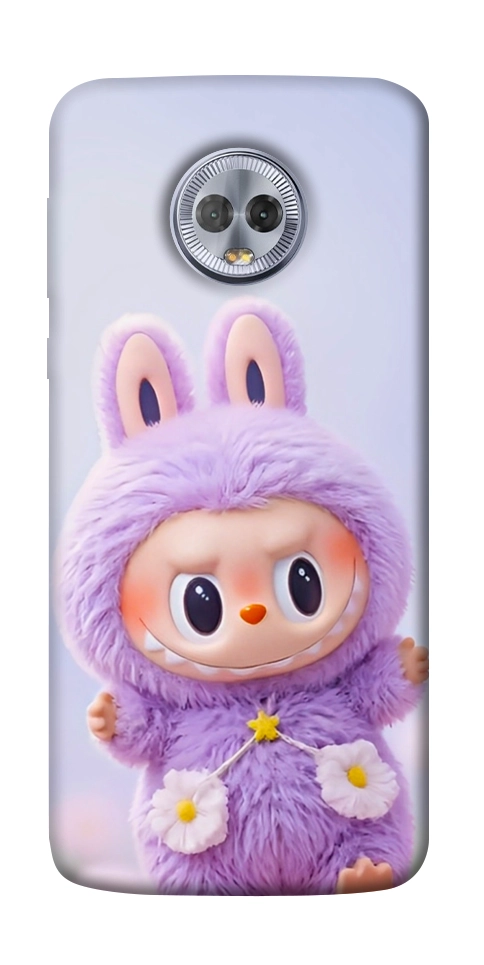 Чехол Labubu purple для Motorola Moto G6 Plus
