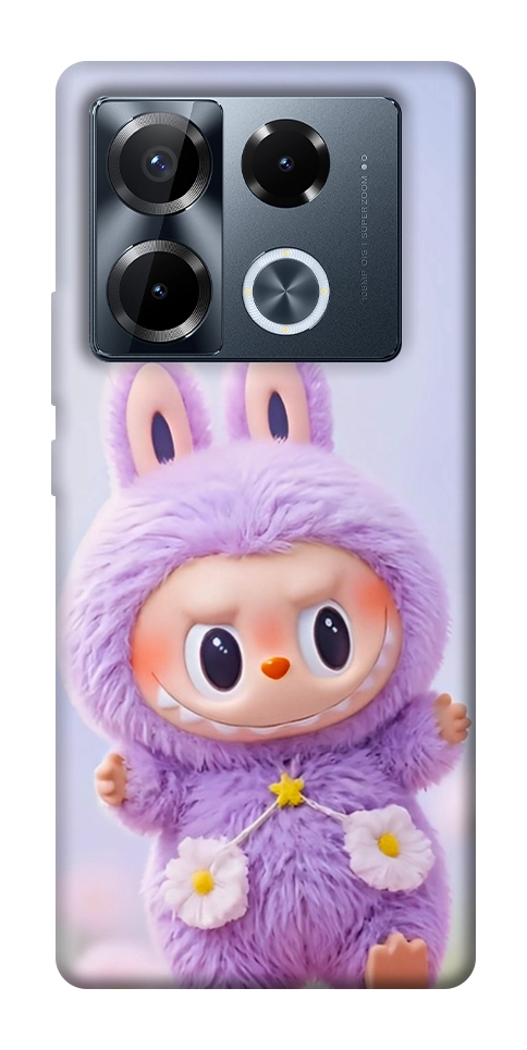 Чохол Labubu purple для Infinix Note 40 Pro 4G