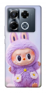 Чехол Labubu purple для Infinix Note 40 Pro 4G