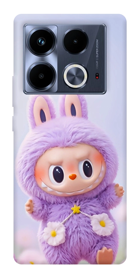 Чехол Labubu purple для Infinix Note 40 4G