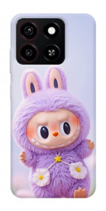 Чехол Labubu purple для ZTE Blade A35 4G