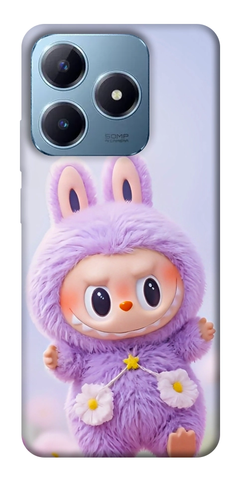 Чохол Labubu purple для Realme C63 4G