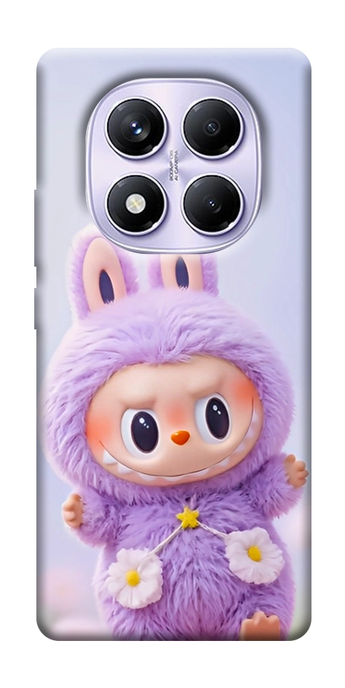 Чехол Labubu purple для Xiaomi Poco X7