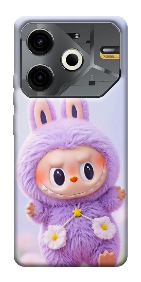 Чехол Labubu purple для TECNO Pova 6 Neo (LI6)