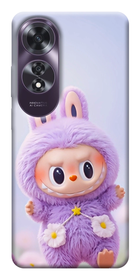 Чехол Labubu purple для Oppo A60 4G