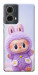 Чехол Labubu purple для Motorola Moto G85