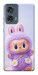 Чехол Labubu purple для Motorola Edge 50 Fusion