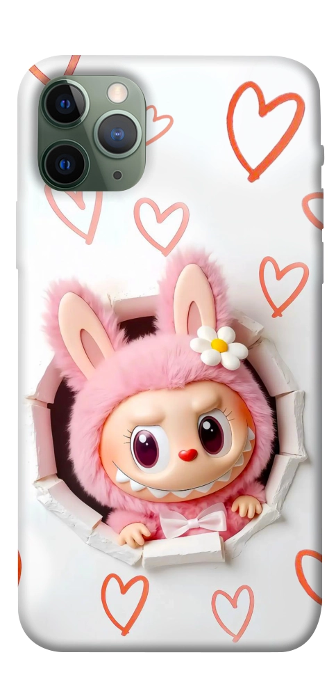 Чехол Labubu paper для iPhone 11 Pro