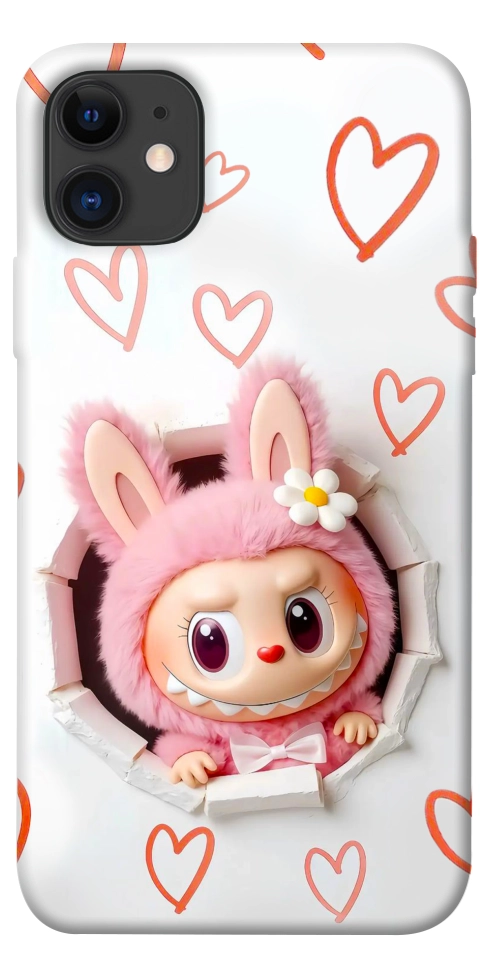 Чохол Labubu paper для iPhone 11